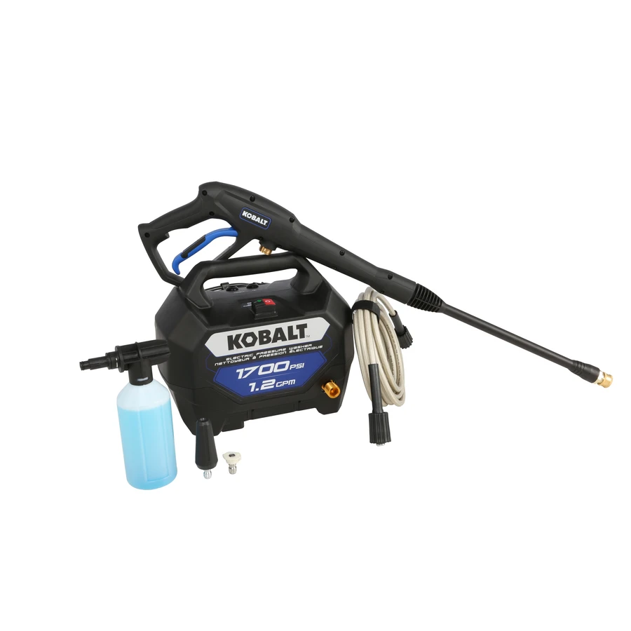 Kobalt 1700 PSI 1.2 GPM Corded Pressure Washer Kobalt 1700 PSI 1.2 GPM Corded Pressure Washer -Kobalt Tool Shop 1065809 44479450