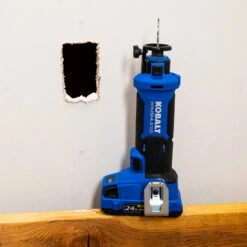 Kobalt 24-V Max Cordless Rotary Cut-Out Tool - Brushless Motor - Black And Blue - Bare Tool Without Battery 3 Kobalt 24-V Max Cordless Rotary Cut-Out Tool - Brushless Motor - Black And Blue - Bare Tool Without Battery -Kobalt Tool Shop 1332913 18395861