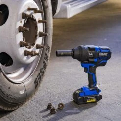 Kobalt 24-Volt XTR Brushless High Torque Impact Wrench Kit (battery And Charger Included) -Kobalt Tool Shop 1518745 16265321