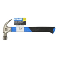 Kobalt Fibreglass 16 Oz Hammer - Black And Blue -Kobalt Tool Shop 19225045d
