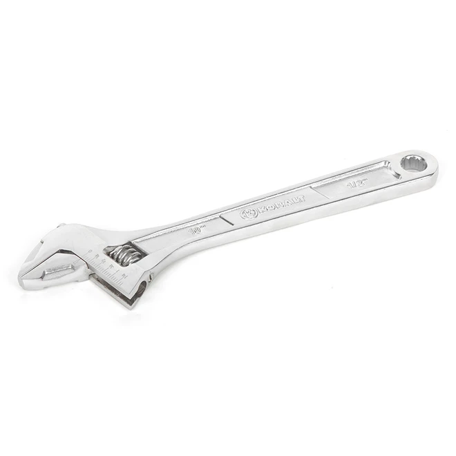 Adjustable Extra-Wide Opening Standard Wrench - 10" Kobalt Adjustable Extra-Wide Opening Standard Wrench - 10" -Kobalt Tool Shop 19225094 L
