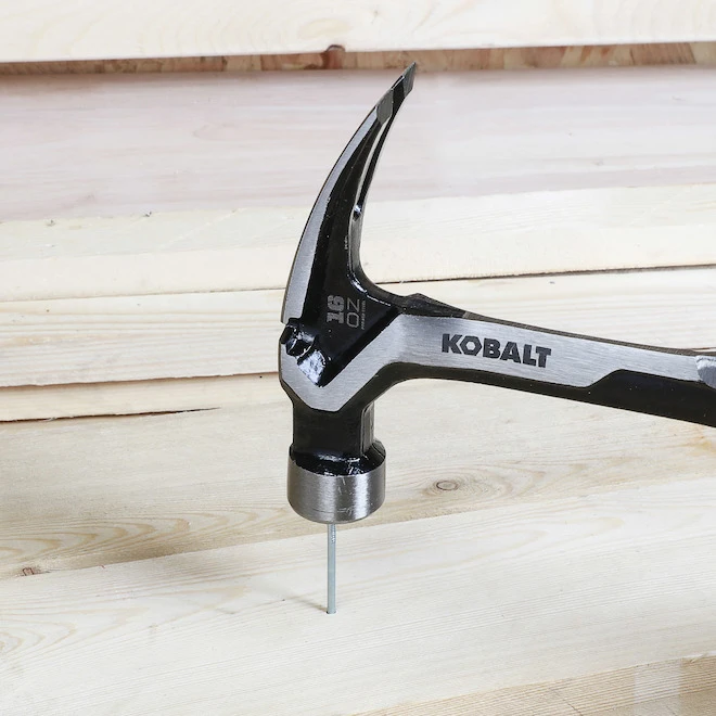 Kobalt Claw Hammer 16-oz One-Piece Steel Construction Kobalt Claw Hammer 16-oz One-Piece Steel Construction -Kobalt Tool Shop 19225233c L