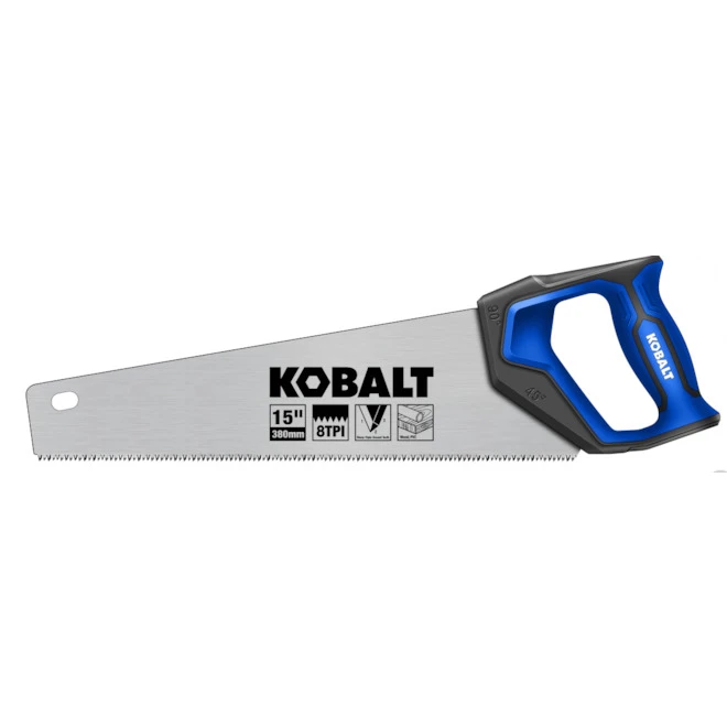 Kobalt 15-in Panel Saw Steel Blade and Bi-Material Handle Kobalt 15-in Panel Saw Steel Blade And Bi-Material Handle -Kobalt Tool Shop 19225236 L