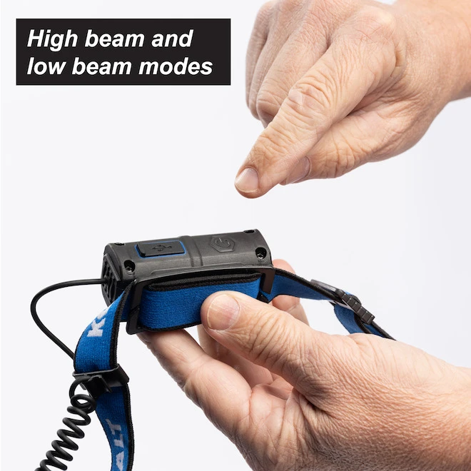 Kobalt 400 Lumens LED Rechargeable Headlamp Kobalt 400 Lumens LED Rechargeable Headlamp -Kobalt Tool Shop 19225280ca L
