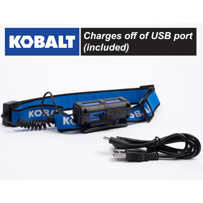 Kobalt 400 Lumens LED Rechargeable Headlamp Kobalt 400 Lumens LED Rechargeable Headlamp -Kobalt Tool Shop 19225280ea L