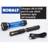 Kobalt Rechargeable - 350Lumens LED Flashlight (Batteries Included) -Kobalt Tool Shop 19225283ea L