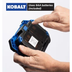 Kobalt - 1000 Lumens LED Work Light (Batteries Included) -Kobalt Tool Shop 19225287ea L