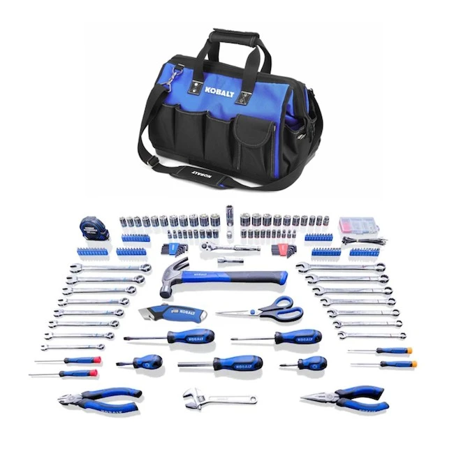 Kobalt Tool Kit - 276 Pieces - Black and Blue - Tote Bag Kobalt Tool Kit - 276 Pieces - Black And Blue - Tote Bag -Kobalt Tool Shop 19225292 L