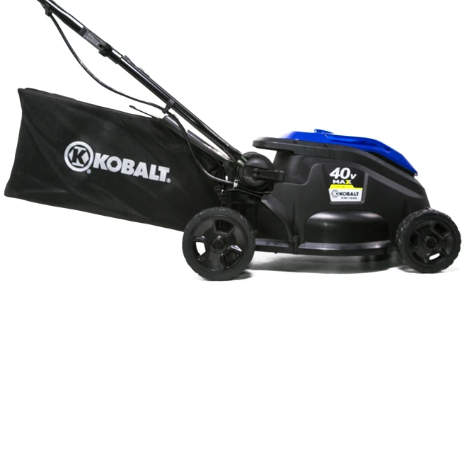 2-in-1 Cordless Push Lawn Mower - 40 V - 16" - Blue/Black Kobalt 2-in-1 Cordless Push Lawn Mower - 40 V - 16" - Blue/Black -Kobalt Tool Shop 30736986c L