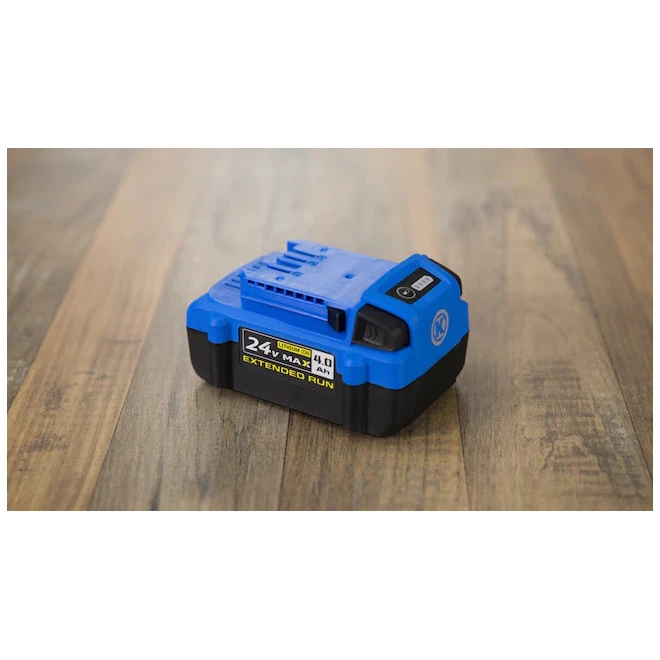 Kobalt 24-Volt Max Lithium Ion Battery - 4-Ah - Power Indicator Display - Internal Circuitry Protection Kobalt 24-Volt Max Lithium Ion Battery - 4-Ah - Power Indicator Display - Internal Circuitry Protection -Kobalt Tool Shop 32017989b L