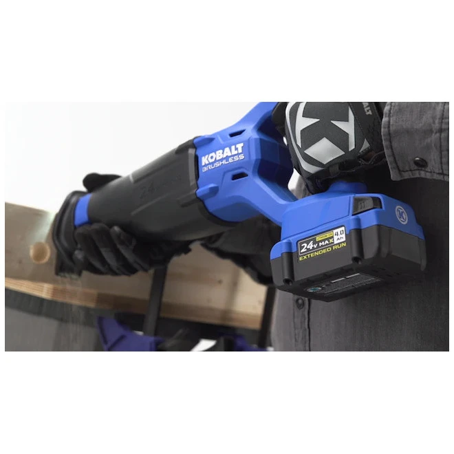 Kobalt 24-Volt Max Lithium Ion Battery - 4-Ah - Power Indicator Display - Internal Circuitry Protection Kobalt 24-Volt Max Lithium Ion Battery - 4-Ah - Power Indicator Display - Internal Circuitry Protection -Kobalt Tool Shop 32017989e L