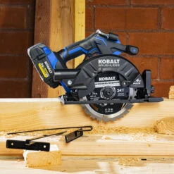 Kobalt 24-Volt XTR Max Cordless Circular Saw - Brushless Motor - 7 1/4-in - Bare Tool Without Battery -Kobalt Tool Shop 32165051e L