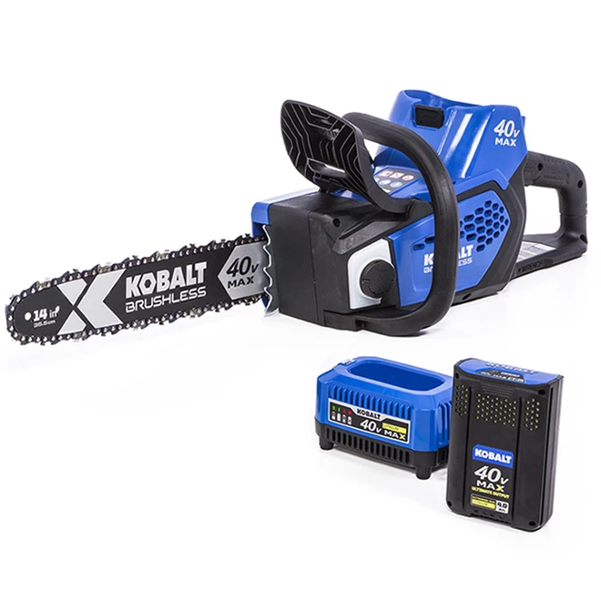 Kobalt 40V Art Lithium-ion 4AH Battery 14-in Cordless Chainsaw, Brushless Kobalt 40V Art Lithium-ion 4AH Battery 14-in Cordless Chainsaw, Brushless -Kobalt Tool Shop 41537708 L