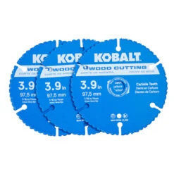 Kobalt 3-Pack 4-in Dry Cut Only Set High-Speed Steel Circular Saw Blade Set -Kobalt Tool Shop 45595008c L