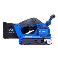Kobalt 24-V Cordless Belt Sander - Brushless Motor - Black And Blue - Bare Tool Without Battery -Kobalt Tool Shop 45595019 L