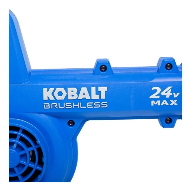 Kobalt 24 V Max Jobsite Blower - Lightweight - Black and Blue - Bare Tool without Battery Kobalt 24 V Max Jobsite Blower - Lightweight - Black And Blue - Bare Tool Without Battery -Kobalt Tool Shop 45595030e L