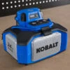 Kobalt 24 V Max Bluetooth Speaker - USB And Auxiliary Ports - Grey And Blue - Bare Tool Without Battery -Kobalt Tool Shop 45595032c L