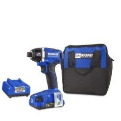 Kobalt 24-V Max Cordless Impact Driver Set - Brushless Motor - Charger, Battery And Accessories Included -Kobalt Tool Shop 45595033 L