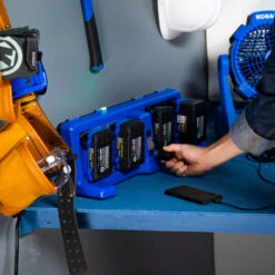 Kobalt 24 V Max Quad Charger For Power Tool Batteries - Blue -Kobalt Tool Shop 45595040d L