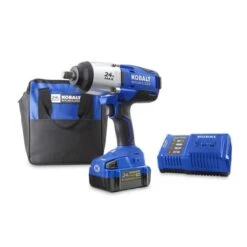 Kobalt 24-V Max 1/2-in Impact Wrench Kit With 4-Ah Battery, Charger And Carrying Bag -Kobalt Tool Shop 45595051 L