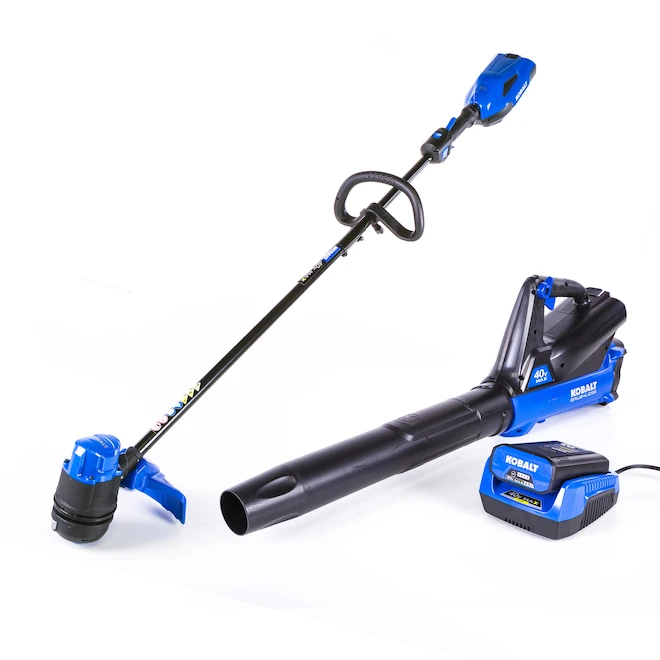 Kobalt Cordless String Trimmer and Blower Set with 40 V Max Battery Kobalt Cordless String Trimmer And Blower Set With 40 V Max Battery -Kobalt Tool Shop 46835085 L