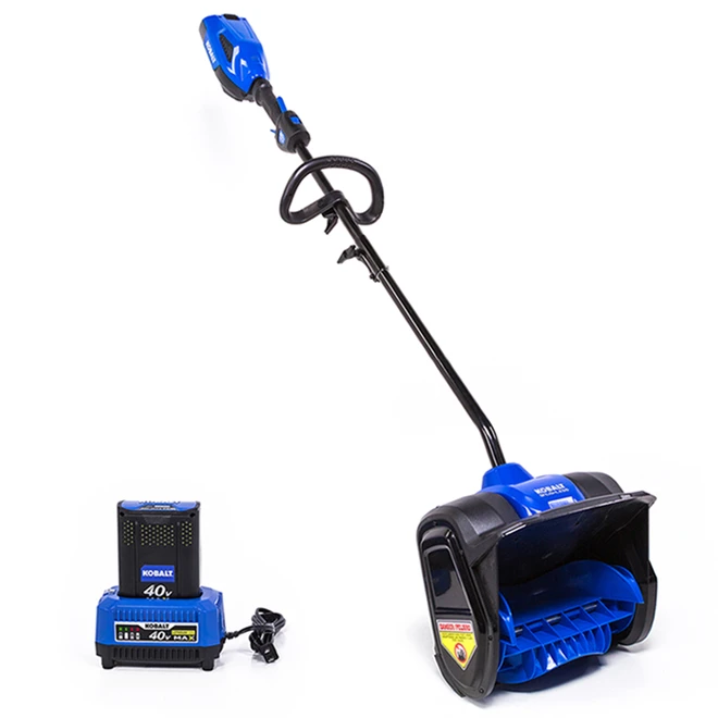 Kobalt 12-in Snow Shovel w/1 X 4AH Battery And 2A Charger 40V Kobalt 12-in Snow Shovel W/1 X 4AH Battery And 2A Charger 40V -Kobalt Tool Shop 46835097 L