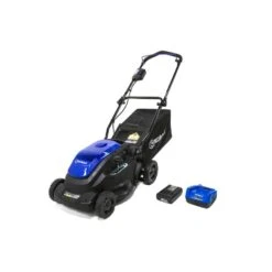 Kobalt 2-in-1 Cordless Push Lawn Mower - 40 V - 16" - Blue/Black