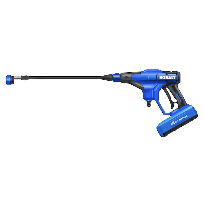 Kobalt 40-Volt Electric Handheld Pressure Washer Kit - 2-Ah - 600-PSI - Blue Kobalt 40-Volt Electric Handheld Pressure Washer Kit - 2-Ah - 600-PSI - Blue -Kobalt Tool Shop 65415002c L