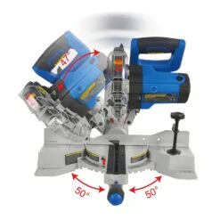 Kobalt 7 1/4-in 10 Amp Single-Bevel Sliding Compound Mitre Saw With Laser Marker (SM1815LW) -Kobalt Tool Shop 857240 44357388