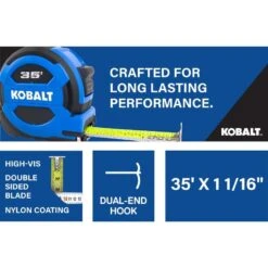 Kobalt 35 Tape Measure -Kobalt Tool Shop 857847 16463690