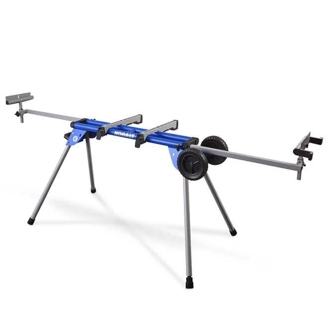 Kobalt Rolling Mitre Saw Stand - Adjustable - Steel - 400-lb Capacity Kobalt Rolling Mitre Saw Stand - Adjustable - Steel - 400-lb Capacity -Kobalt Tool Shop 97925011 L